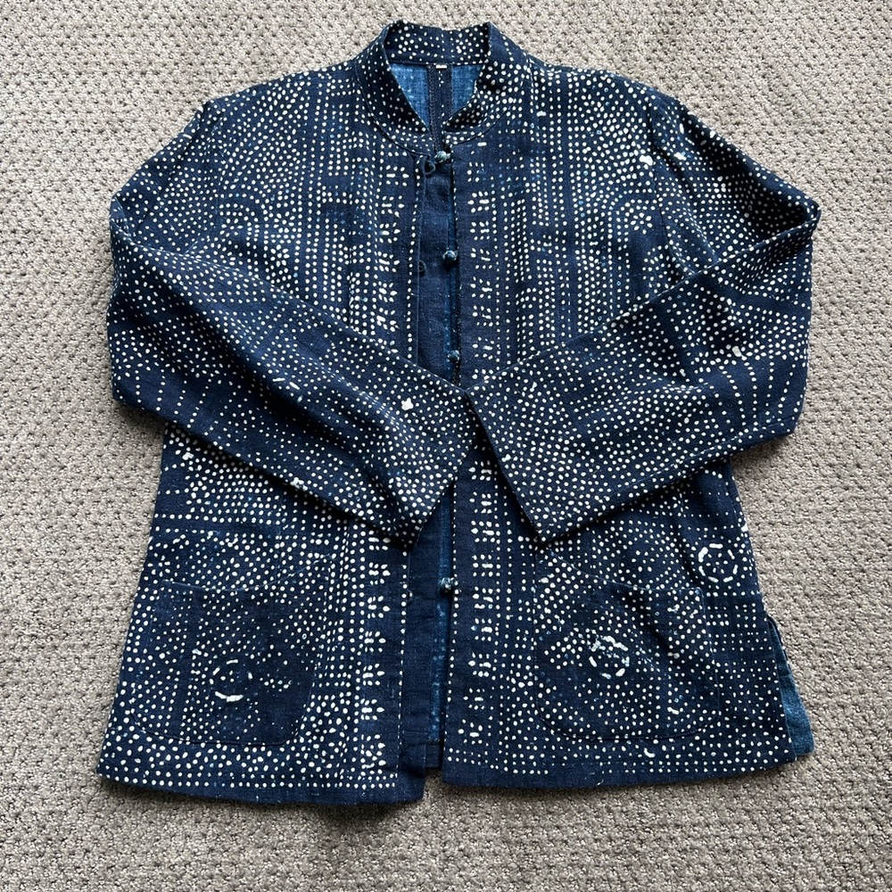 Women’s Indigo Pattern Jacket